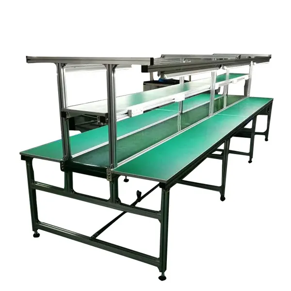 Industrial assembly line conveyor system for manufacturing operations by Static Automation