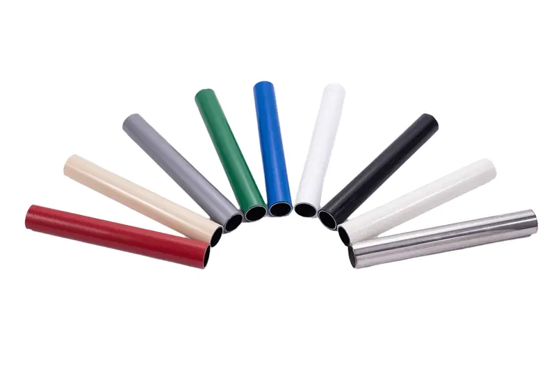 Coated pipe solutions for modular industrial and lean manufacturing systems
