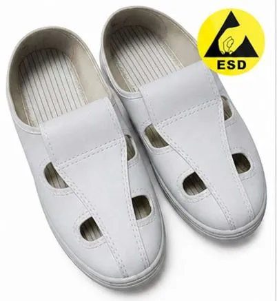 ESD 4 Hole Shoes ESD 4 Hole Shoes supplied by Static Automation, Greater Noida