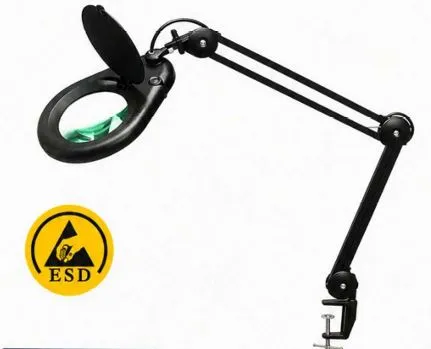 ESD Magnifier Lamp supplied by Static Automation, Greater Noida