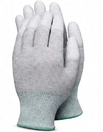 ESD PU Top Fit Gloves ESD PU Top Fit Gloves supplied by Static Automation, Greater Noida