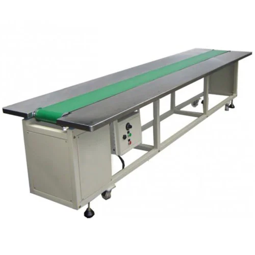 Industrial working table conveyor for assembly and production operations by Static Automation